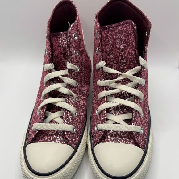 Converse Chuck Taylor All Star | High Top | Orchid Abyss/Egret Women's 8 | NWOT - Picture 2 of 9
